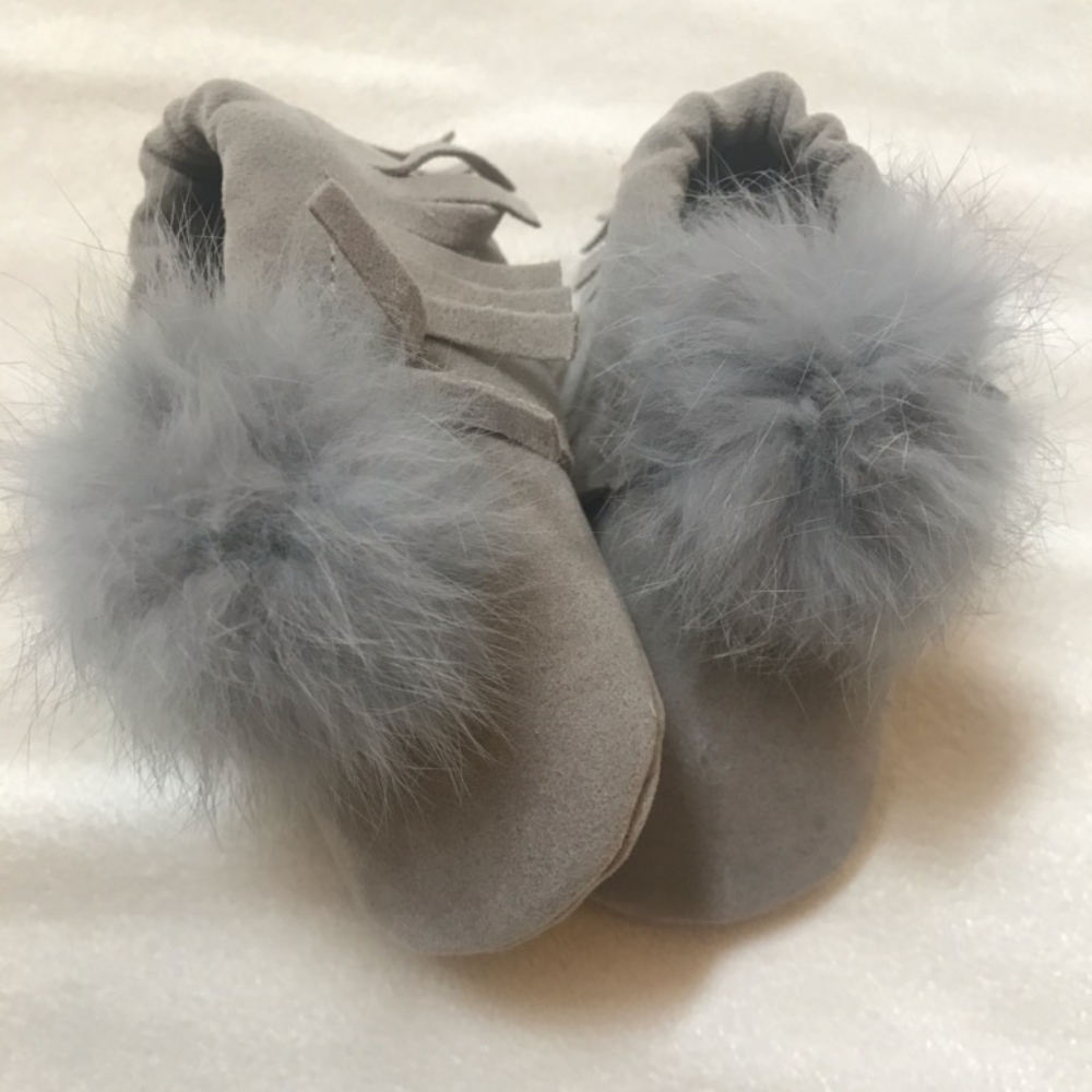 Baby Girls Moccasins / 2 Pair
